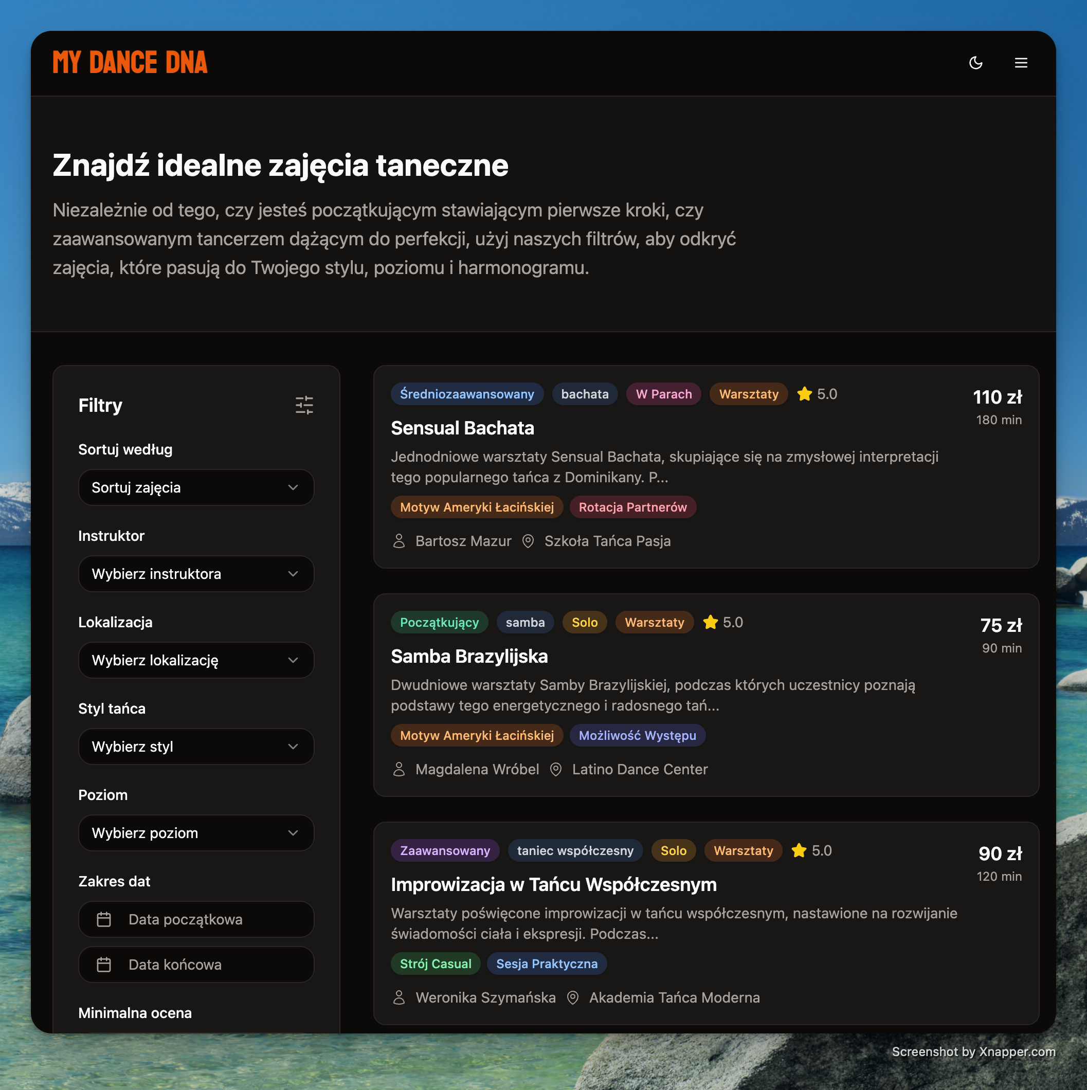 MyDanceDNA screenshot 3